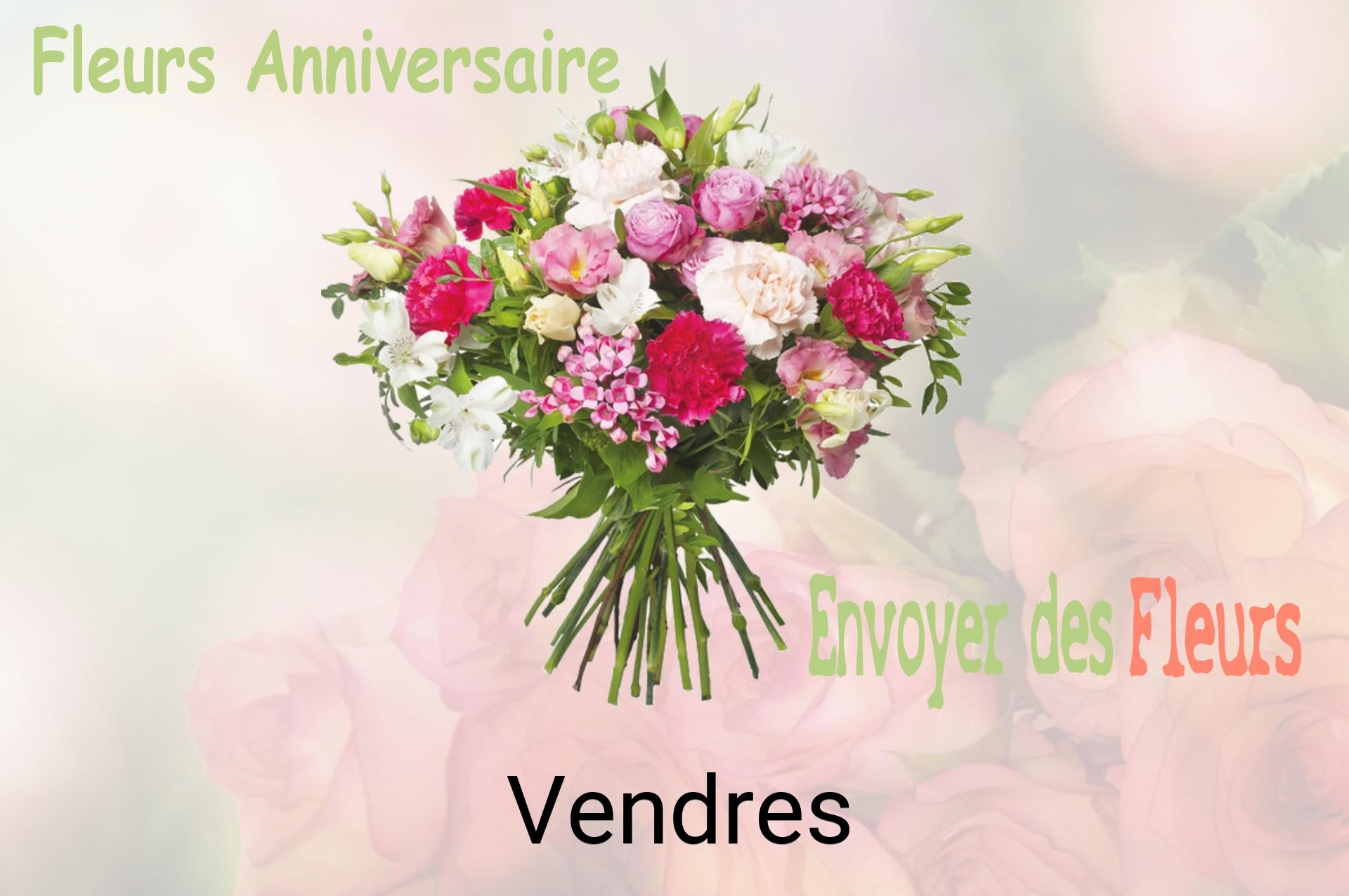 Bouquet de fleurs d’anniversaire livré à Vendres
